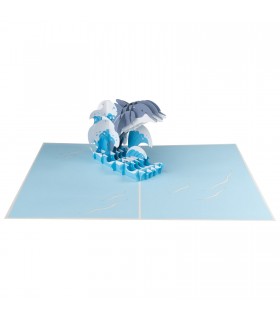 Dolphin pop up card