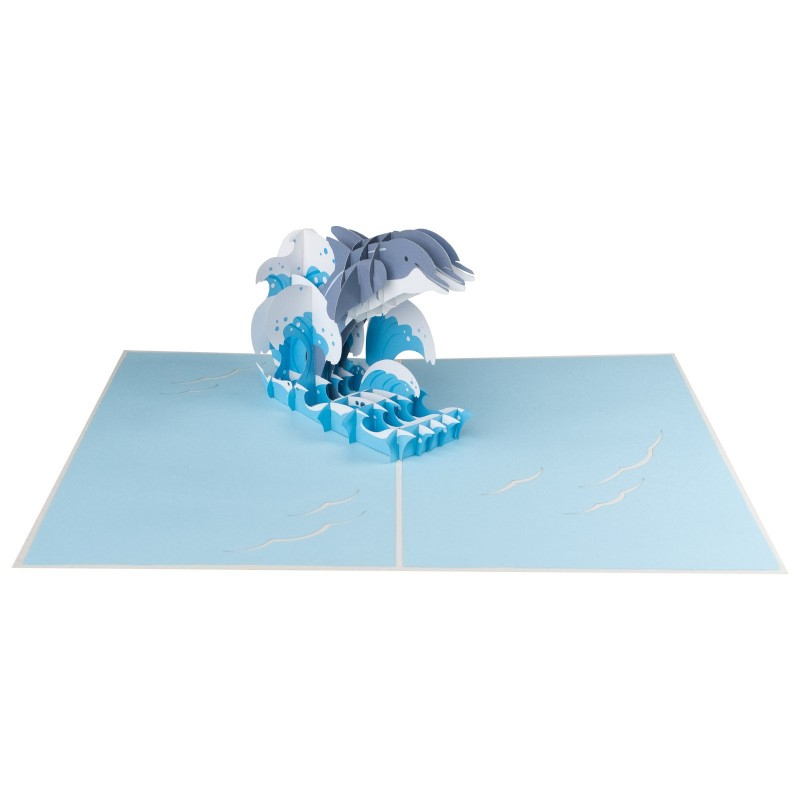 Dolphin pop up card