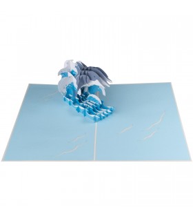 Dolphin pop up card