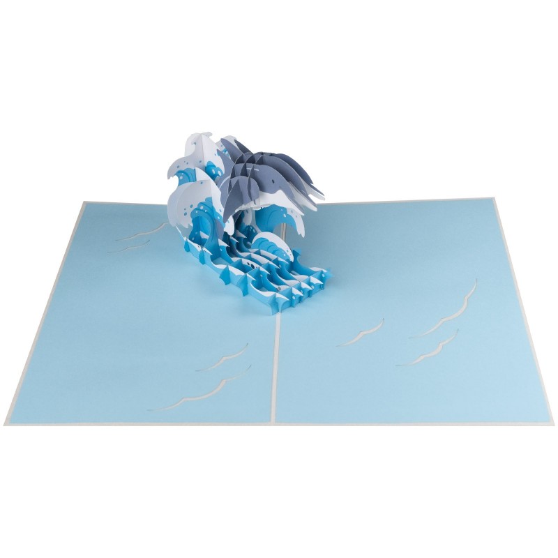 Dolphin pop up card