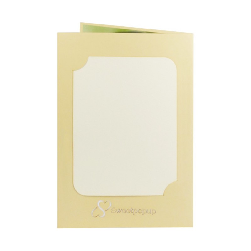 Snail pop up card backside