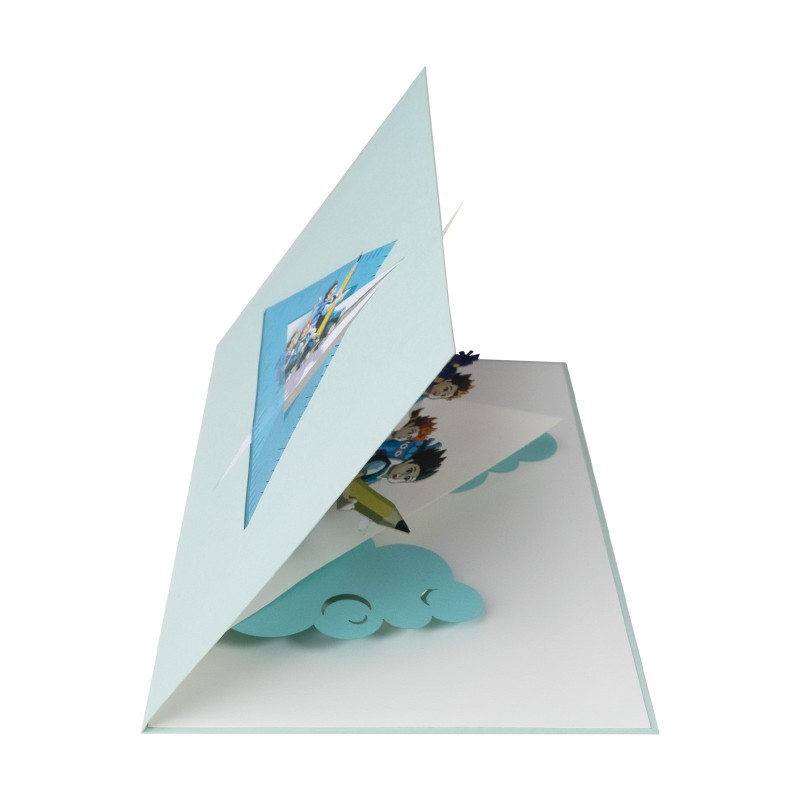 Paper Plane Pop Up Card