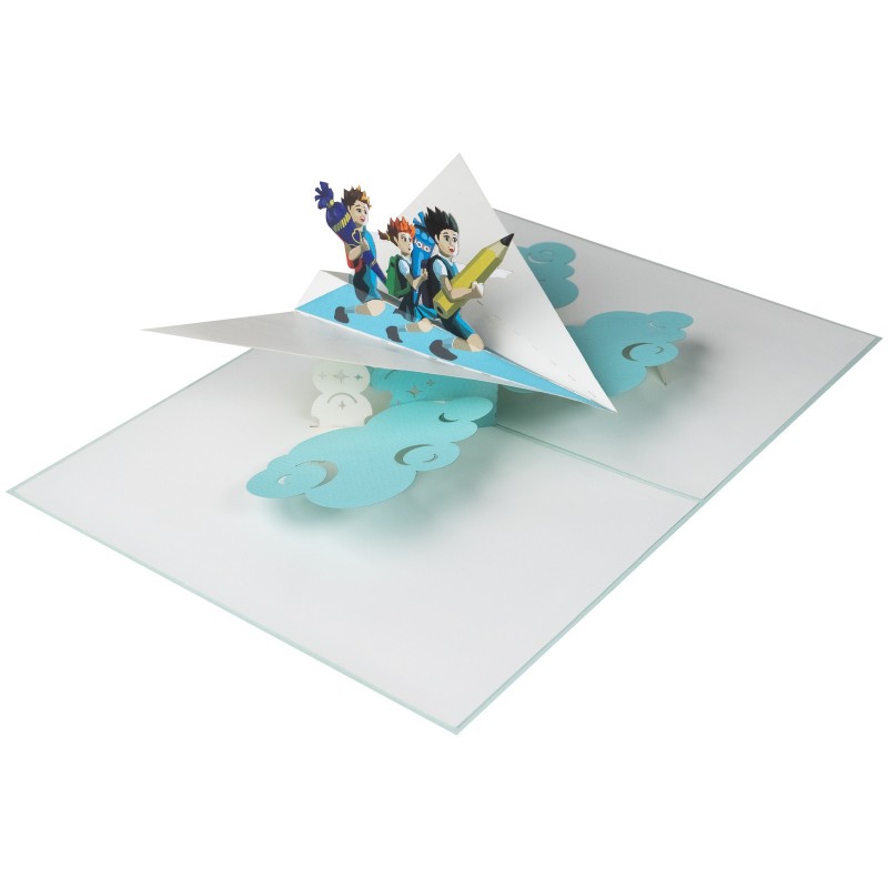 Paper Plane Pop Up Card