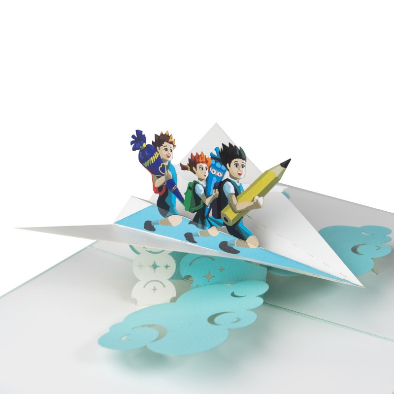 Paper Plane Pop Up Card