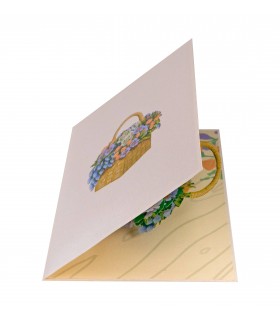 Flower Basket Pop Up Card