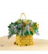 Flower Basket Pop Up Card