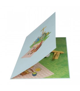 Women's bike Pop Up Card