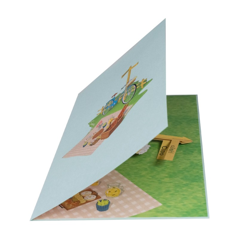 Women's bike Pop Up Card