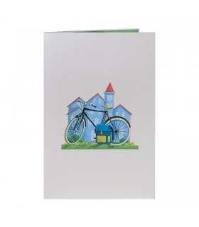 Men's Bicycle Pop Up Card