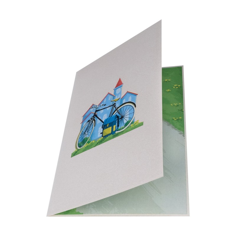 Men's Bicycle Pop Up Card