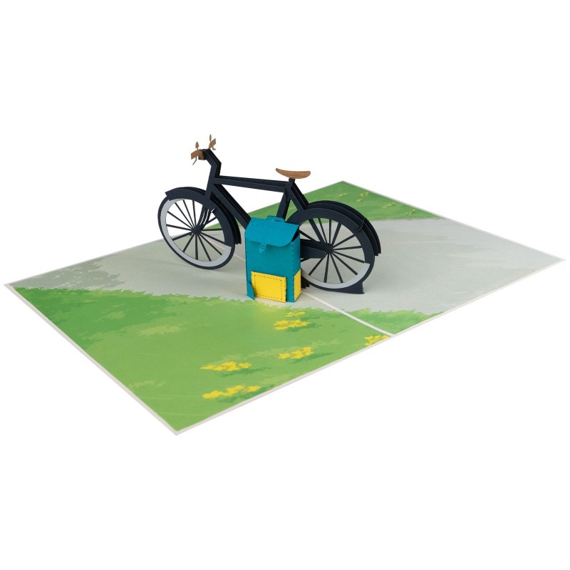 Men's Bicycle Pop Up Card