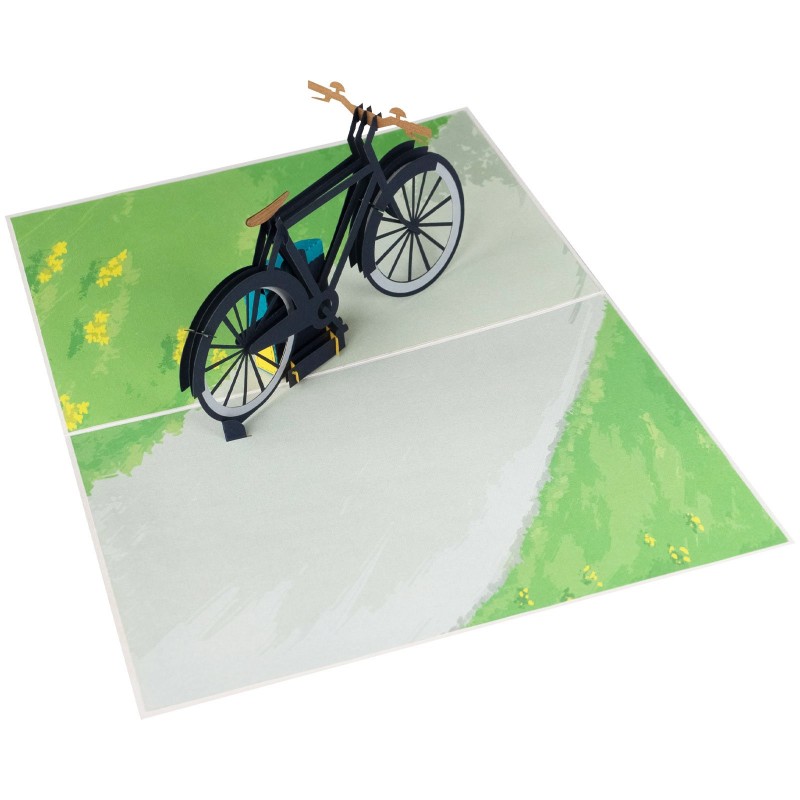 Men's Bicycle Pop Up Card