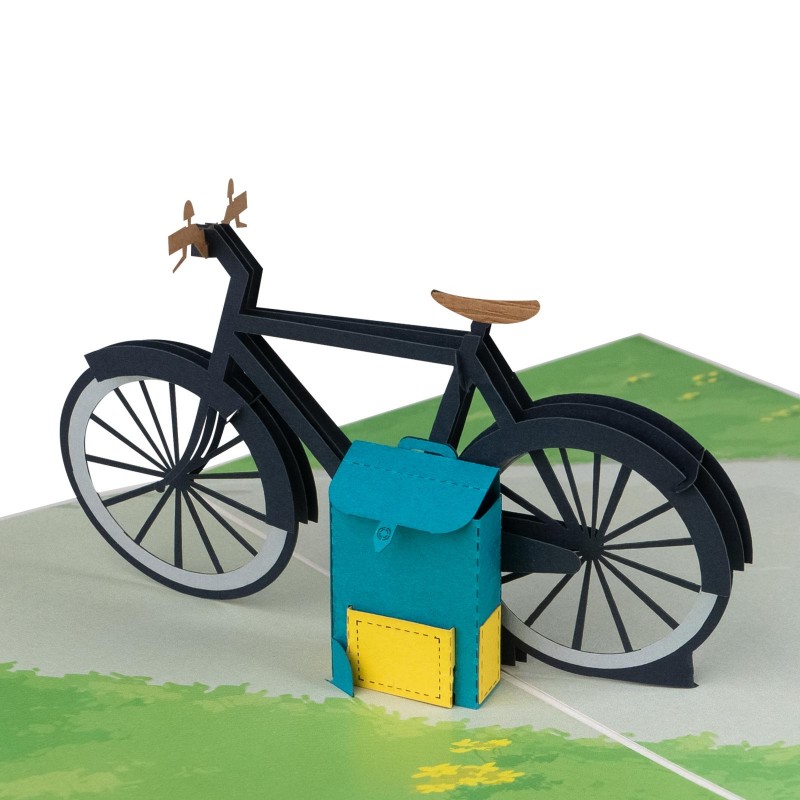 Men's Bicycle Pop Up Card
