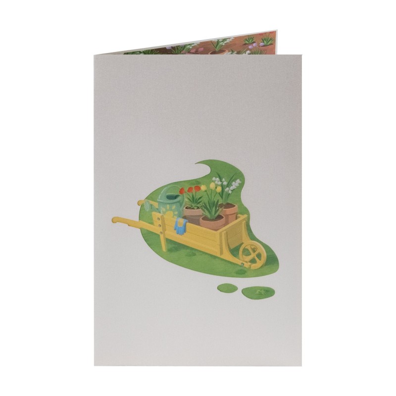 Flowers and Garden Pop Up Card