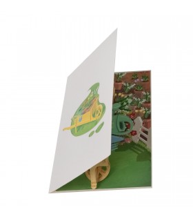 Flowers and Garden Pop Up Card