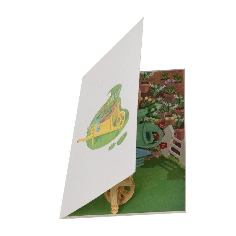 Flowers and Garden Pop Up Card