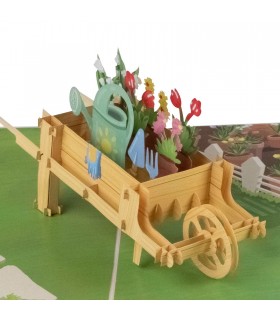 Flowers and Garden Pop Up Card