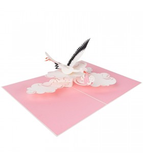 Storks and Baby Pop Up Card
