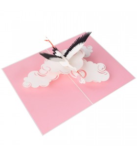 Storks and Baby Pop Up Card