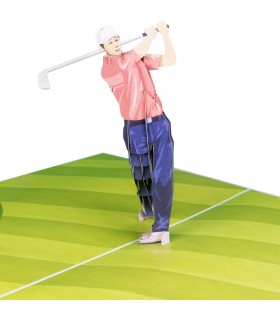 Golf Pop Up Card