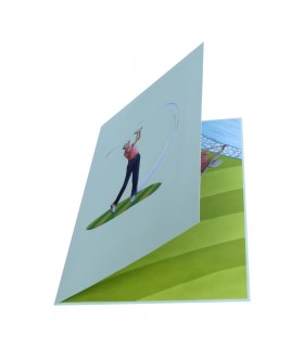 Golf Pop Up Card