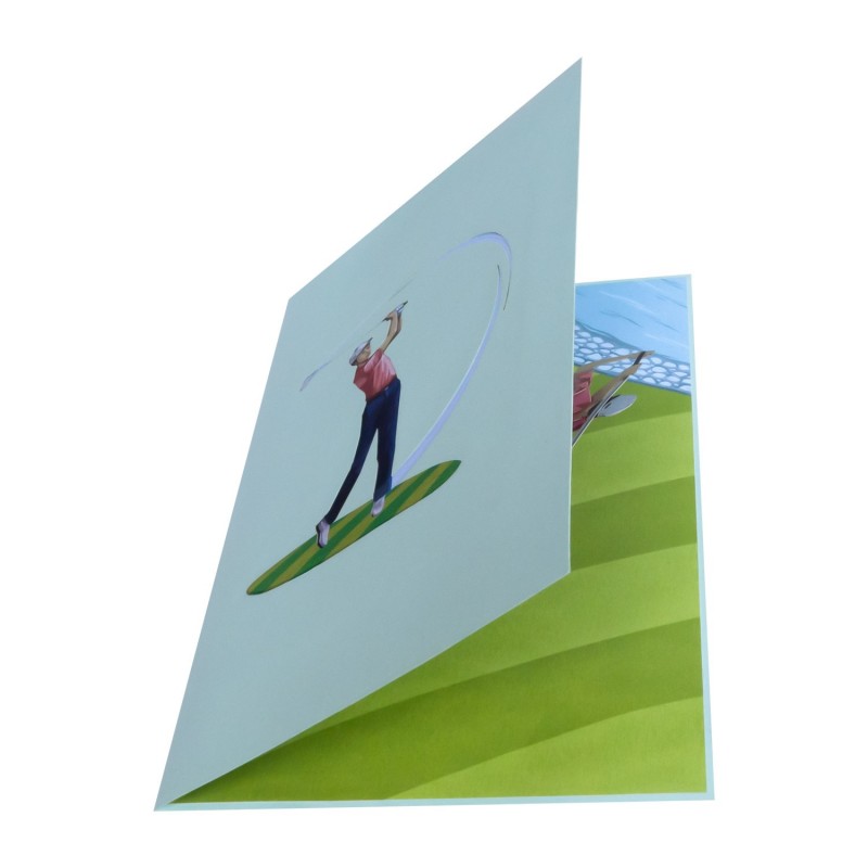 Golf Pop Up Card
