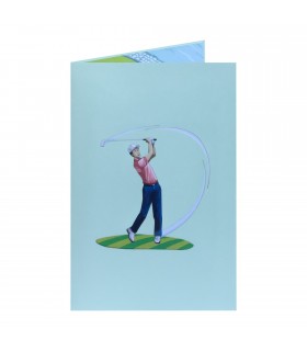 Golf Pop Up Card