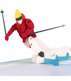 Ski Pop Up Karte