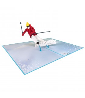Ski Pop Up Karte