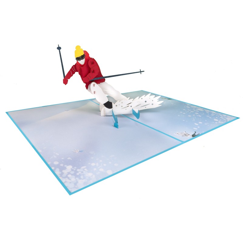 Ski Pop Up Karte