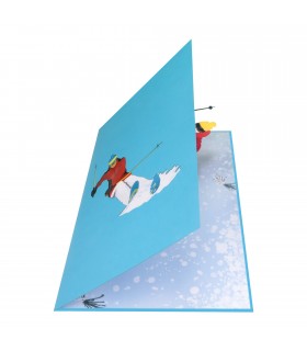 Ski Pop Up Karte