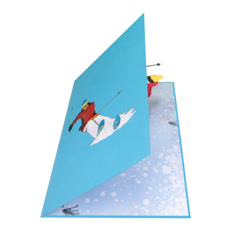 Ski Pop Up Karte