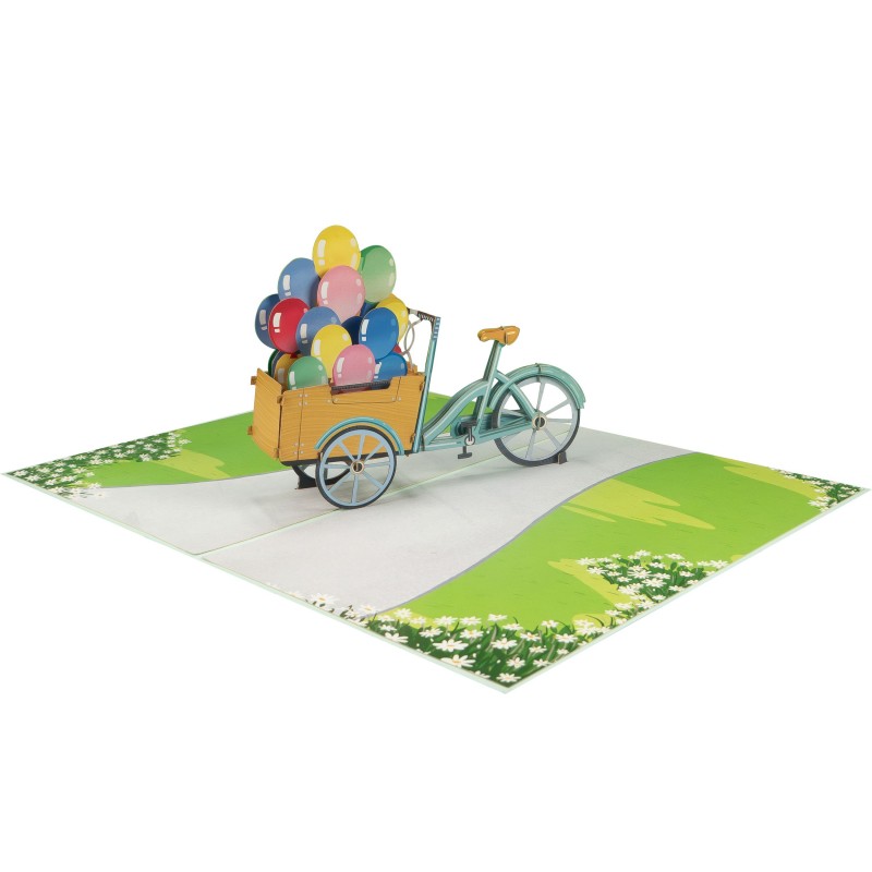 Father and son pop up card