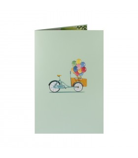 Father and son pop up card