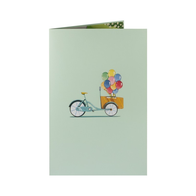 Father and son pop up card