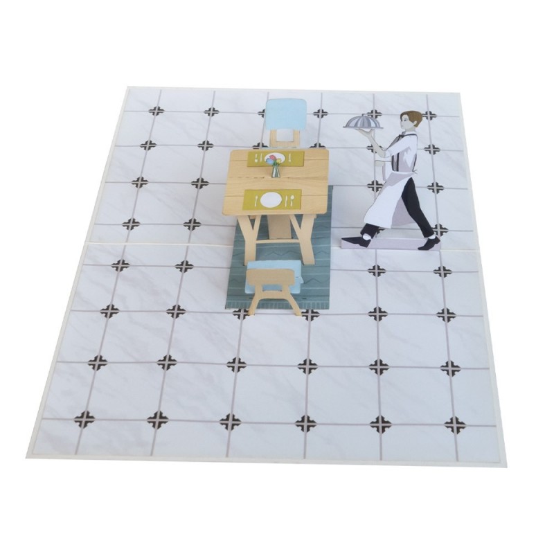 Restaurant Pop Up Card