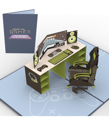 Game Zone Pop Up Card