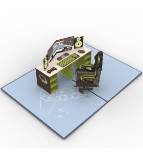 Game Zone Pop Up Card