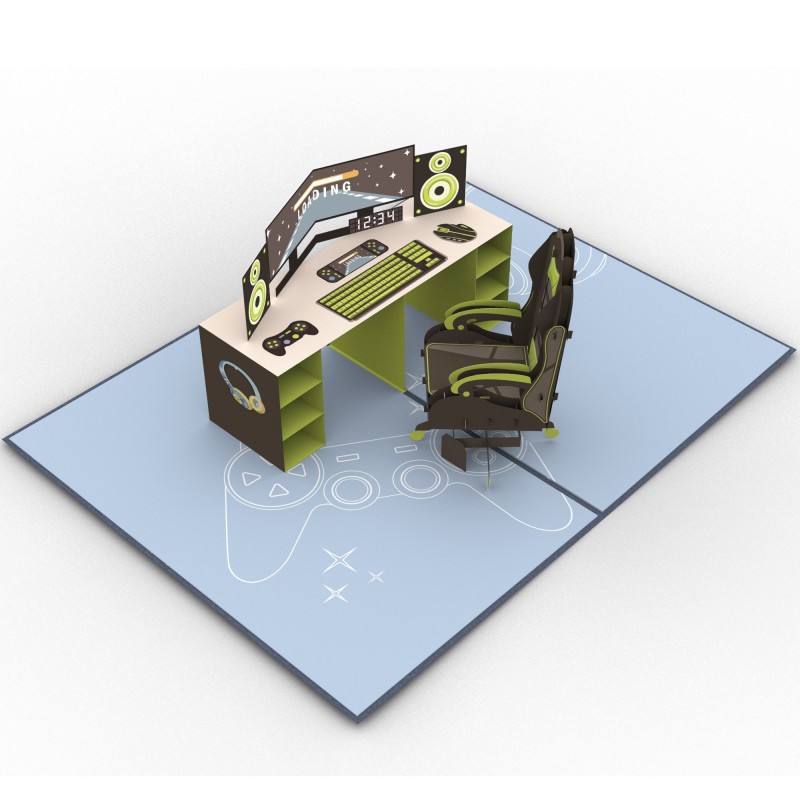 Game Zone Pop Up Card