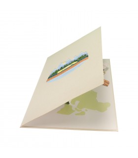 Reisebus Pop Up Karte