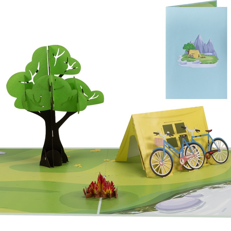 Camping Pop Up Card