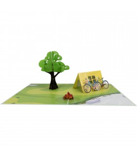 Camping Pop Up Card