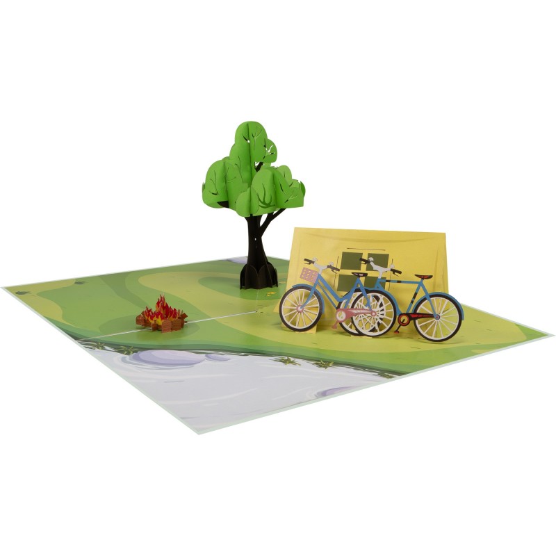 Camping Pop Up Card