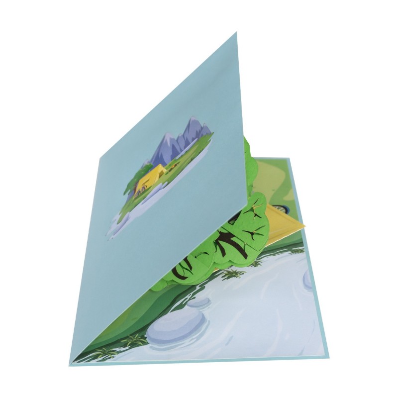 Camping Pop Up Card