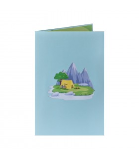 Camping Pop Up Card