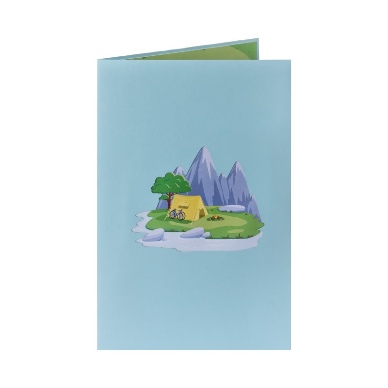 Camping Pop Up Card