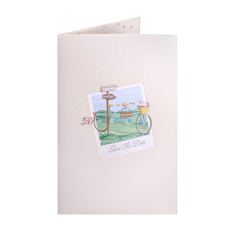 Wedding Bicycle Pop Up Card