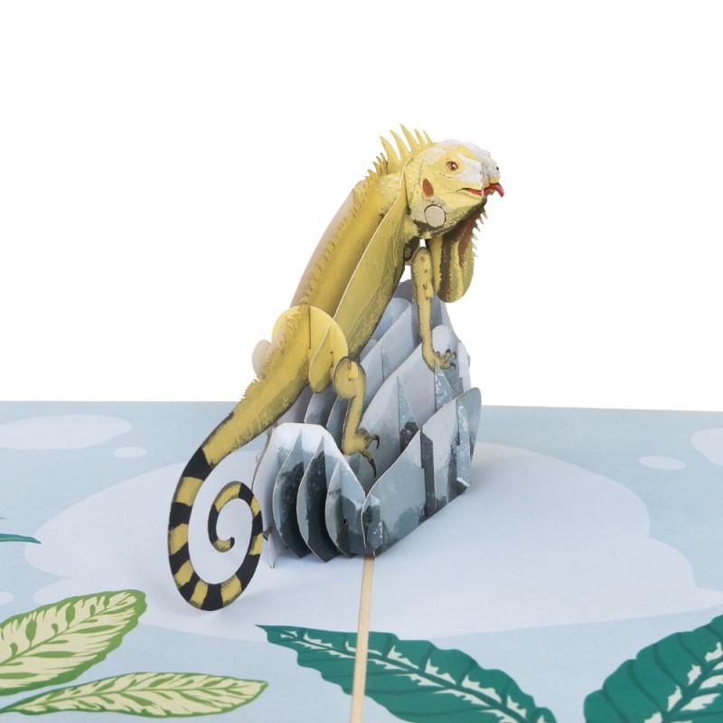Chameleons Pop Up Card