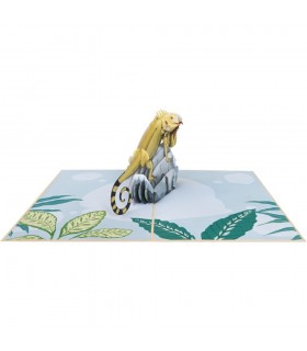 Chameleons Pop Up Card