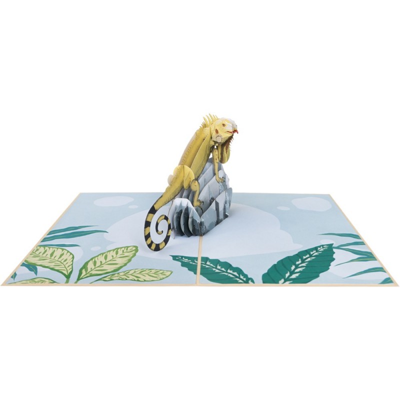 Chameleons Pop Up Card